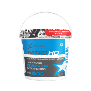 Lab Tested Nitro Mass HD Lean Mass 6000 Gainers/Weight Gainers (4.5 Kg, Chocolate)