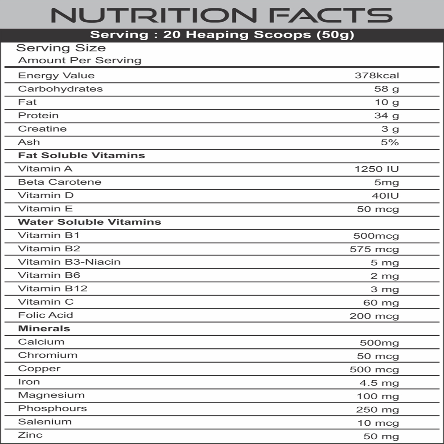 BIG ROCK NUTRITION Advance Mass HD Gainer Weight Gainers/Mass Gainers - Image 4